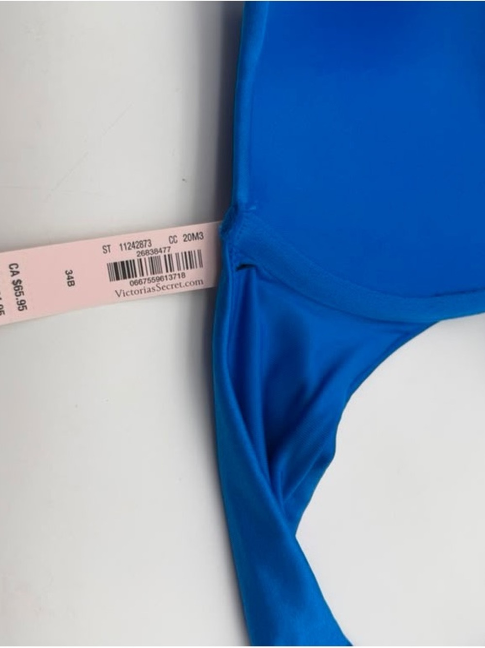 Victoria's Secret Bright‎ Blue Push-Up Halter Bikini Top - Picture 4 of 4